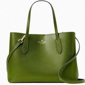 Kate Spade green Harper Satchel